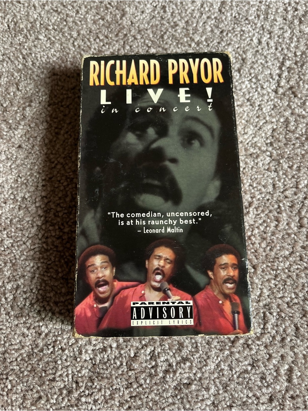 Richard Pryor Live! In Concert VHS Tape